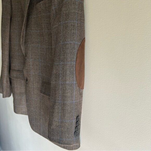 Vintage Lauren Ralph Lauren Wool Plaid Blazer - Picture 7 of 8